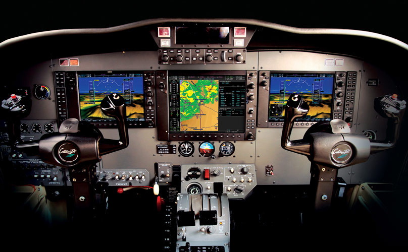Lifesaver Install Cessna Citation Jet Panel