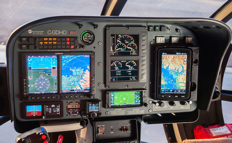 SAM Install Maxcraft Avionics Eurocopter EC130 Panel